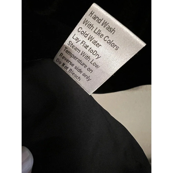 NWT Ming Wang Black Gold Embroidery Velvet Jacket 2X - Picture 9 of 9